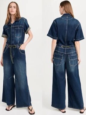 Free People Edison Wideleg Coveralls